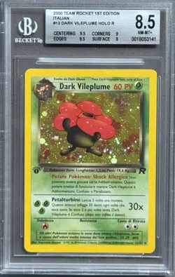 POKEMON~DARK VILEPLUME~13/82~1A EDIZIONE~TEAM ROCKET~ITA~BGS 8.5 - Image 1