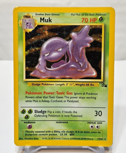 Muk 13/62 Holo Rare Unlimited Fossil Pokemon 854 - Image 1