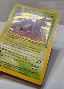 Muk 13/62 Holo Rare Unlimited Fossil Pokemon 854 - Image 3