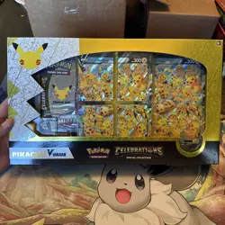 2021 Pokemon Celebrations Special Collection Pikachu V-UNION Factory Sealed - Image 1