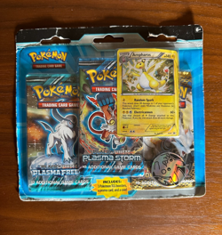 PLASMA STORM / FREEZE + NEXT DESTINIES 3-Pack Blister SEALED Pokemon TCG Booster - Image 1