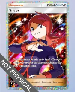 Silver Full Art 2⭐, Pokemon TCG Pocket, Wisdom of Sea and Sky, English - Image 1