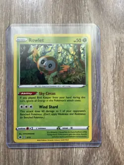 Pokemon Rowlet McDonalds New Holo Mint Promo 2022 2/15 - Image 1