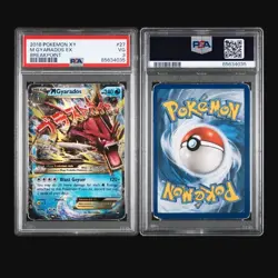 2016 POKEMON XY BREAKPOINT #27 M GYARADOS EX PSA 3 - Image 3
