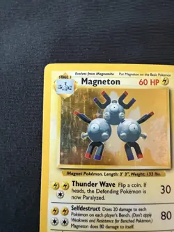 Magneton 9/102 Holo Base Set Pokemon TCG - Image 2