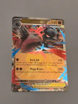 Mega Lucario Ex 77/132 Mega Evolution MEG -Near Mint- Pokemon TCG - Image 1