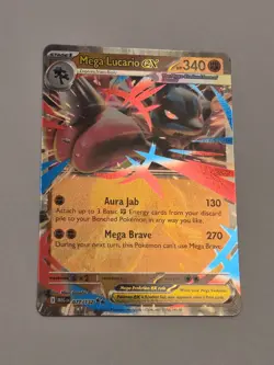 Mega Lucario Ex 77/132 Mega Evolution MEG -Near Mint- Pokemon TCG - Image 2