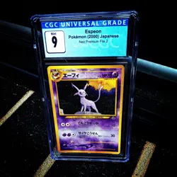 Pokemon TCG Espeon 196 Neo Premium File 2 Japanese (CGC) 9 Mint - Image 1