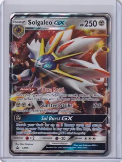 2016 Pokemon TCG SM16 Solgaleo GX SM Black Star Promo VLP - Image 1