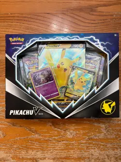 Pokemon TCG - Sword & Shield - Pikachu V Box - 2 Evolving Skies Sealed Packs - Image 1