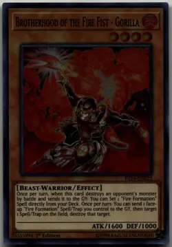 Brotherhood of the Fire Fist - Gorilla Super Rare Fists of the Gadgets FIGA-EN02 - Image 1