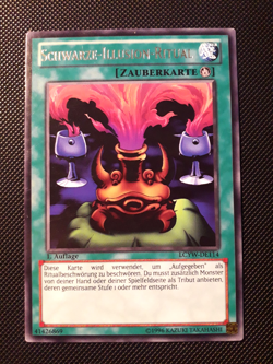 Yu-Gi-Oh! Schwarze-Illusion-Ritual, LCYW-DE114, Rare, 1. A., Deutsch, Excellent - Image 1