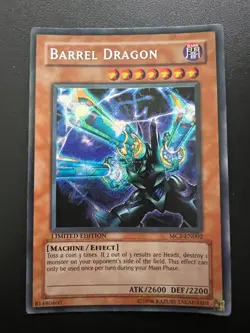 Barrel Dragon MC1-EN002 Secret Rare Moderate Play Yugioh - Image 1