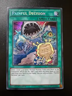 Painful Decision MP16-EN151 Secret Rare 1st Edition Very Good/Near Mint Yugioh - Image 1