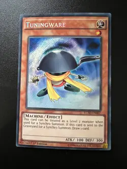 Tuningware LC5D-EN007 Secret Rare 1st Edition Very Good to Near Mint Yugioh - Image 1