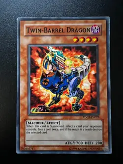 Twin-Barrel Dragon TDGS-EN029 Super Rare Unlimited Moderate Play Yugioh - Image 1