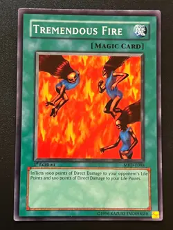 Tremendous Fire MRD-E088 Common 1st Edition Near Mint Yugioh - Image 1