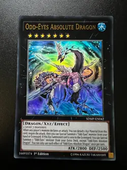 Odd-Eyes Absolute Dragon SDMP-EN042 Ultra Rare 1st Edition Near Mint Yugioh - Image 1