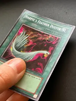 Harpie's Feather Duster WC4-E003 Prismatic Secret Rare Heavy Play Yugioh - Image 4