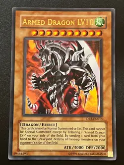Armed Dragon LV10 DP2-EN013 Ultra Rare Unlimited Near Mint Yugioh - Image 1