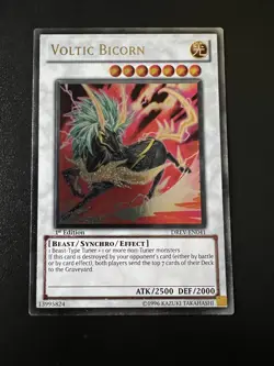 Voltic Bicorn DREV-EN041 Ultimate Rare 1st Edition Very Good to Near Mint Yugioh - Image 1