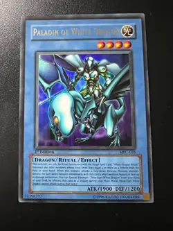 Paladin of White Dragon MFC-026 Ultra Rare 1st Edition VG/Near Mint Yugioh - Image 1