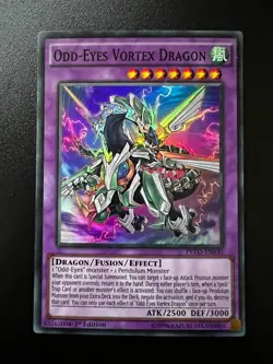 Odd-Eyes Vortex Dragon PEVO-EN030 Super Rare 1st Edition Near Mint Yugioh - Image 1