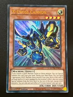 X-Cross Cannon MZTM-EN018 Ultra Rare 1st Edition Near Mint Yugioh - Image 1