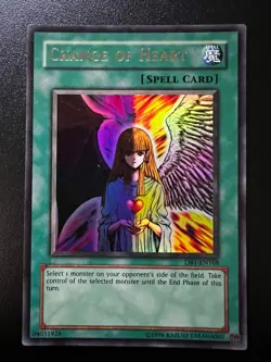 Change of Heart DB1-EN168 Ultra Rare EURO Near Mint Yugioh - Image 1