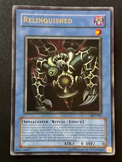 Relinquished SDP-001 Ultra Rare Unlimited Moderate Play Yugioh - Image 1