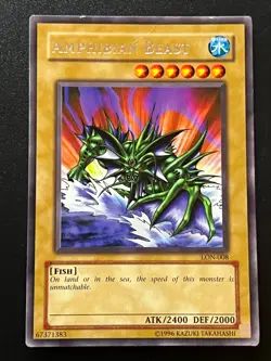 Amphibian Beast LON-008 Rare Unlimited #2 Moderate Play Yugioh - Image 1