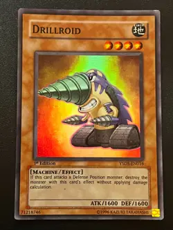Drillroid YSDS-EN016 Super Rare 1st Edition Light Play+ Yugioh - Image 1