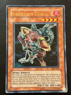 Guardian Ceal DCR-006 Ultra Rare Unlimited Light Play+ Yugioh - Image 1