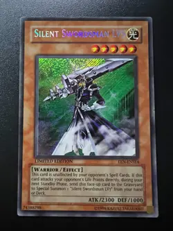 Silent Swordsman LV5 EEN-ENSE4 Secret Rare Light Play+ Yugioh - Image 1
