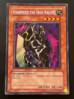 Gearfried the Iron Knight BPT-012 Secret Rare Moderate Play Yugioh - Image 1