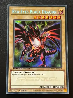 Red-Eyes Black Dragon SBCB-EN167 Secret Rare 1st Edition Near Mint Yugioh - Image 1