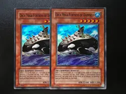 2x Orca Mega-Fortress of Darkness IOC-084 Super Rare UNL Moderate Play Yugioh - Image 1