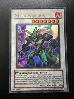 Nitro Warrior TDGS-EN039 Ultra Rare Unlimited Light Play+ Yugioh - Image 1