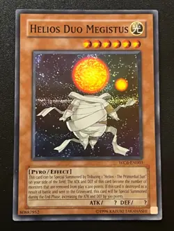 Helio Duo Magistus WC6-EN003 Super Rare Game Promo Light Play+ Yugioh - Image 1