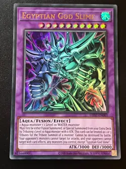 Egyptian God Slime LED7-EN001 Ultra Rare Unlimited Light Play+ Yugioh - Image 1