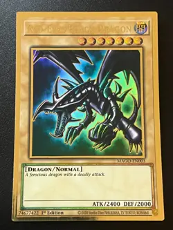 Red-Eyes Black Dragon MAGO-EN003 Premium Gold Rare 1st Ed Near Mint Yugioh - Image 1