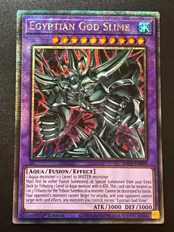 Egyptian God Slime RA01-EN029 Quarter Century Secret Rare 1st Near Mint Yugioh - Image 1