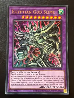 Egyptian God Slime LED7-EN001 Ultra Rare Unlimited Near Mint Yugioh - Image 1