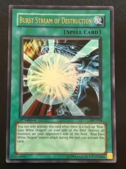 Burst Stream of Destruction AST-038 Ultra Rare 1st Edition Near Mint Yugioh - Image 1