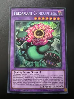 Predaplant Chimerafflesia FUEN-EN009 Secret Rare 1st Edition Near Mint Yugioh - Image 1
