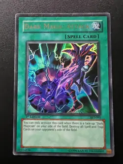 Dark Magic Attack AST-095 Ultra Rare 1st Edition Heavy Play Yugioh - Image 1