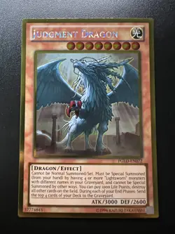 Judgment Dragon PGLD-EN072 Gold Rare Unlimited Near Mint Yugioh - Image 1