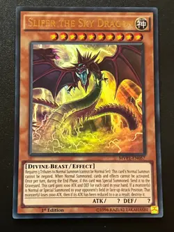Slifer the Sky Dragon MVP1-EN057 Ultra Rare 1st Edition Near Mint Yugioh - Image 1