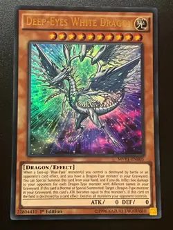 Deep-Eyes White Dragon MVP1-EN005 Ultra Rare 1st Edition Near Mint Yugioh - Image 1