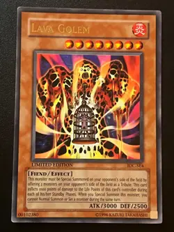 Lava Golem IOC-SE4 Ultra Rare Moderate Play Yugioh - Image 1